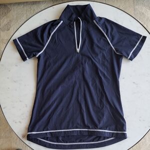 NWOT Cutter & Buck Women's Navy Blue Half-Zip Top